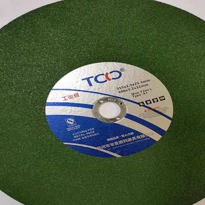 A WA SIC Metal Cut Off Disc Untuk Titanium Resin Alumina Abrasive Tahan Lama
