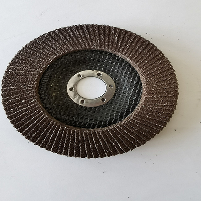 T27 AO Aluminium Oxide Flap Disc Wheel Stainless Steel Untuk Pengamplasan Kecepatan Tinggi